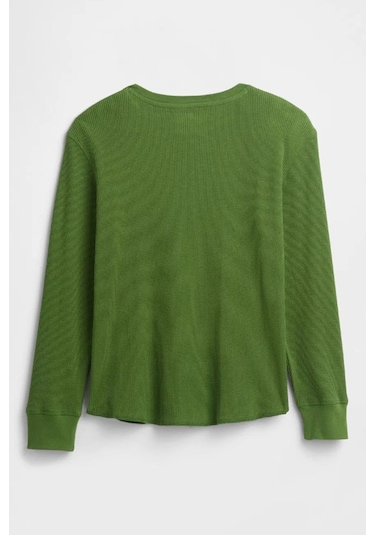Gap V-ls Thermal Çocuk Tişört YESIL