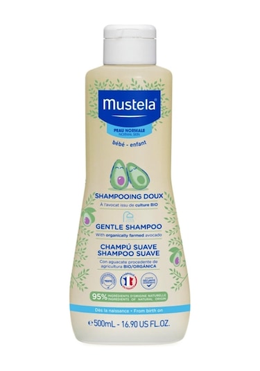 Mustela Gentle Shampoo Bebek Özel Saç Şampuanı 500 ML