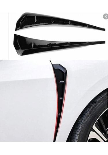 Alfa Romeo 156 Yan Çamurluk Venti Piano Black 2 Adet