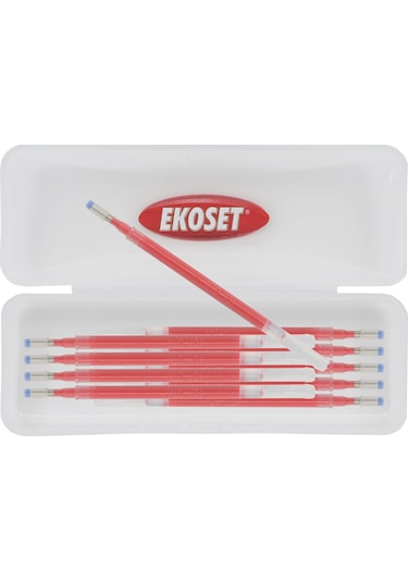 Ekoset Isı ve Ütü Ile Uçan Kalem Içi Kırmızı 10 Adet