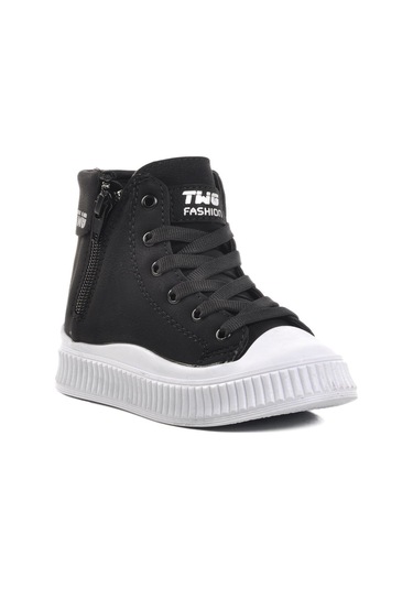 Walkway Orion-p Siyah-beyaz İçi Polarlı Unisex Çocuk Bot Siyah - Beyaz