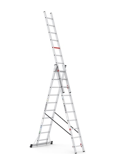 Çağsan TS190 3 x 10 Basamaklı Triocombi Üç Parçalı Çok Amaçlı Merdiven
