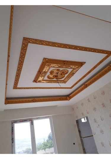 Kare Altın Saray Tavan 90x90 Cm