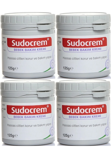 Sudocrem Cilt Bebek Bakım - Pişik Kremi 125gr 4 Lü Set