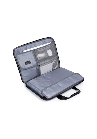 Necati Çanta Macbook Organizer Laptop Evrak Çantası 15.6 & 16 Inç Gri-1642 Gri