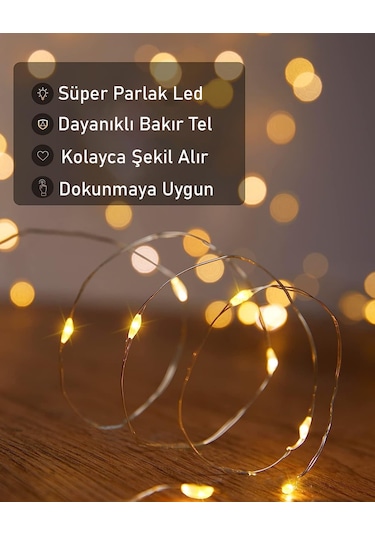 Miletus Peri Led Güneş Enerjili Bahçe Lambası 20 M