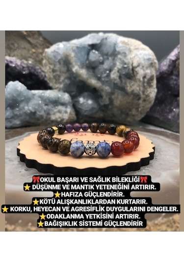 Okul Başarı Bilekliği Çok Renkli