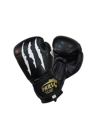 Pars Panter Boks Kick Boks Muay Thai Eldiveni Siyah