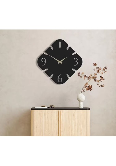Modern Kare Tasarımlı Dekor Saat