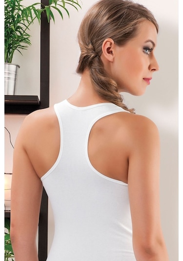 Hmd Kadın Likra Kalın Askılı Sporcu Body (2412-2413)