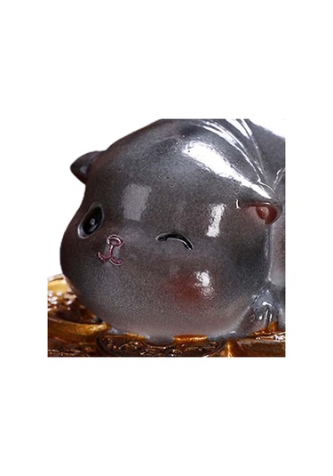 Suntek Magideal Çay Pet Kedi Reçine El Sanatları Kitaplık Masa Stil a