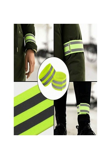 Reflektör Bant Kol Ve Ayak Bilekleri Trafik Güvenliği