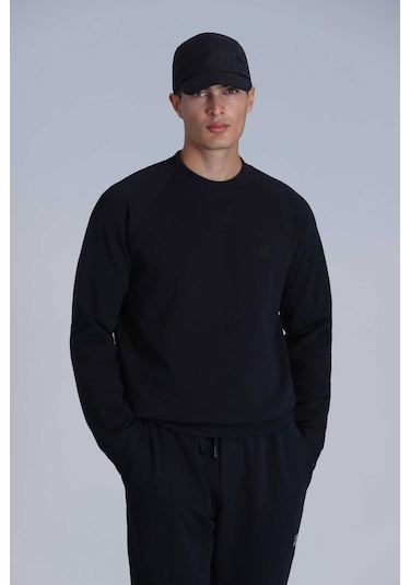 Lufian Erkek Grant Sweatshirt 112030154 Lacivert Lacivert