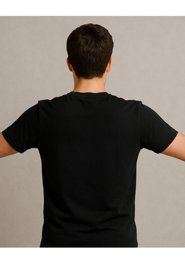 Hugo Boss Cool Baskılı T-shirt Siyah