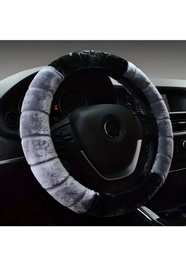 Liangmei Sevimli Karikatür Kulak Direksiyon Kapağı - Kadın Araba