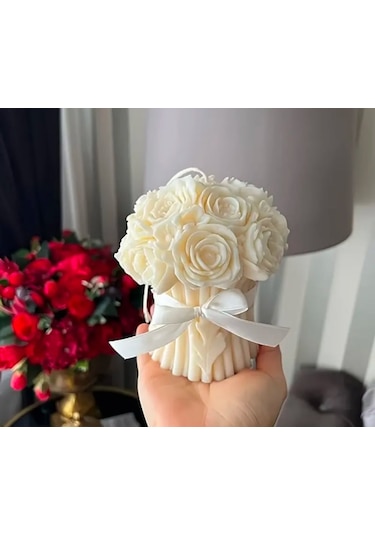 Gül Kokulu Mum Bahar Kokusu
