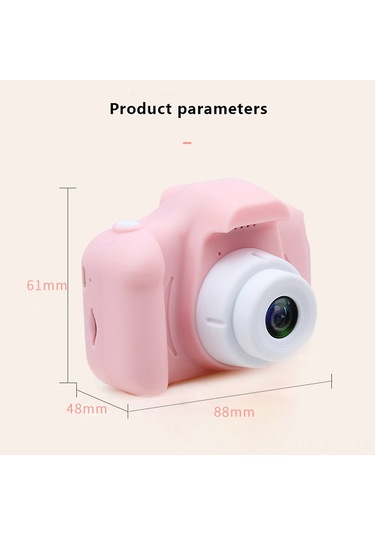 Maiyame 3-12 Yaş Çocuklar İçin 8mp 2" Ekranlı Selfie Kamera - Funny Kareler Ve Stickerlerle Fotoğraf/videografi, Usb Şarjlı Taşınabilir Hediyelik Oyuncak Açık Yeşil Yeşil