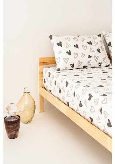 Soley Mix & Match Lover %100 Pamuk Tek Kişilik Çarşaf Seti