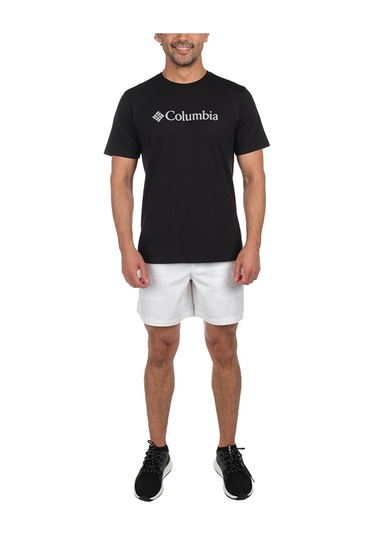 Columbia Cs0287 Csc M Basic Big Logo Brushed Ss Tee Erkek T Shirt 26711 Siyah