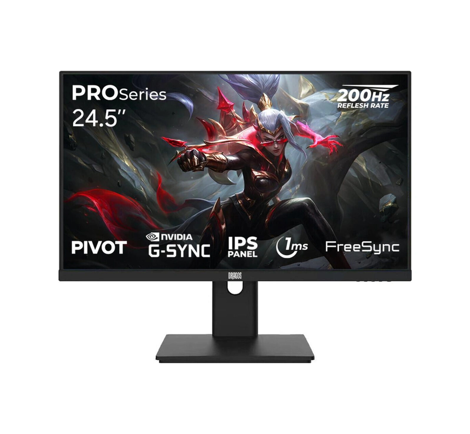 Proseries P245fhd200 1ms Fhd 200hz 24.5 İnç Freesync G-sync Ips Pivot Oyuncu Monitörü-114428