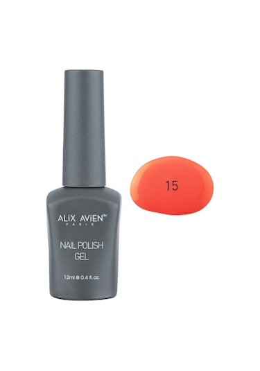 Alix Avien Uv Kalıcı Mercan Jel Oje 15 Gel Polish 12 Ml