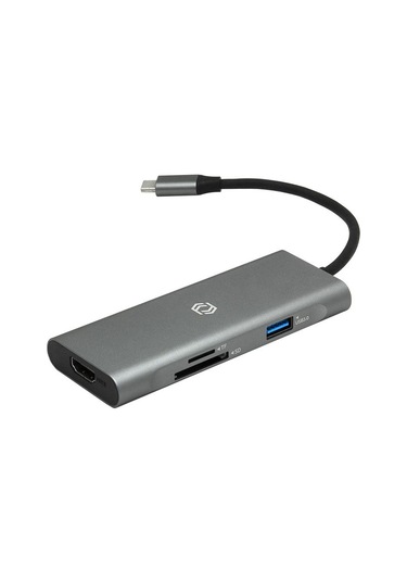 Frisby Fa 7712Tc Type C 7 In 1 Multı Port Hub