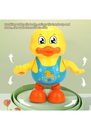 Babydoor Toys Fs238-7a Sesli Işıklı Robot Ördek Duck Funny