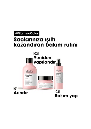 L'Oréal Professionnel Serie Expert Vitamino Color Boyalı Saçlara 10 Etkili Saç Bakım Spreyi 190 ML