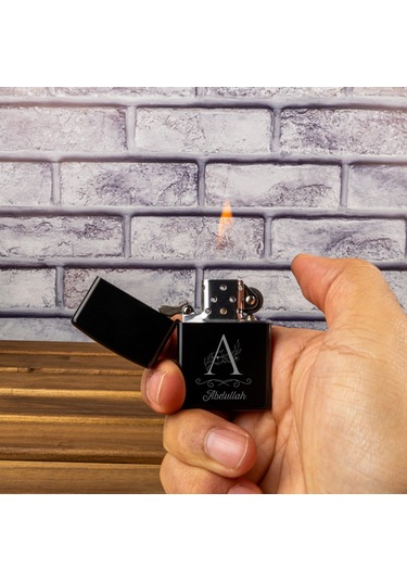 İsme Özel Harf Logolu Çakmak Set