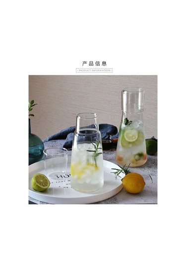 Teltree Dayanıklı Borosilikat Cam Su Sürahisi - Modern Ve Şık Tasarım Beyaz