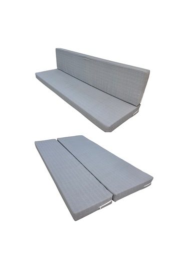 Şark Köşesi Vip Sünger Yatak Büyük Ölçü 100x190x10cm-gri Çok Renkli