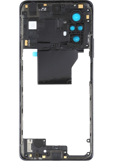 Xiaomi Redmi Note 10 Pro Max / Redmi Note 10 Pro / Redmi Note 10 Pro Hindistan İçin  Orta Çerçeve Çerçeve Plakası M2101k6p M2101k6g M2101k6ı Siyah