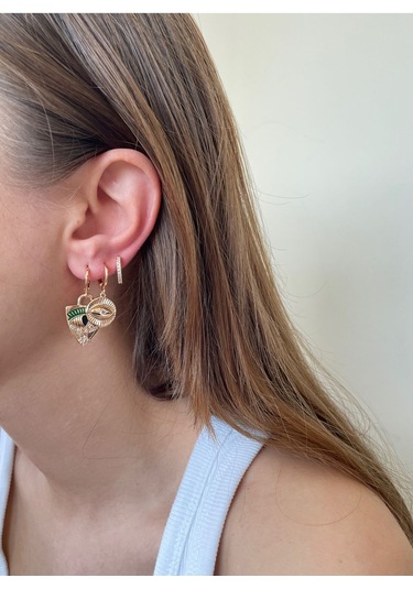 Antik Mısır Desenli Çoklu Premium Küpe