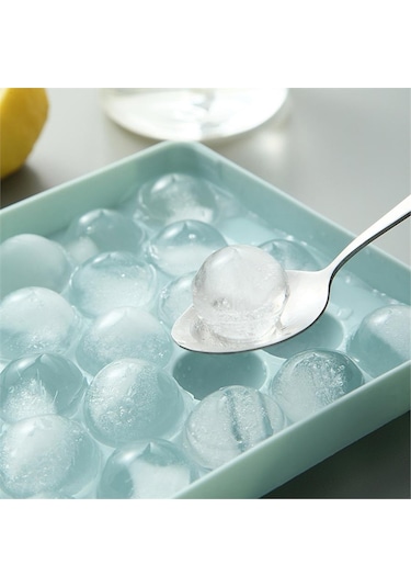 Küre Buz Kalıbı Kapaklı 33 Hazneli Yuvarlak Buz Kalıbı Kokteyl Sunum Buz Kalıbı Diğer