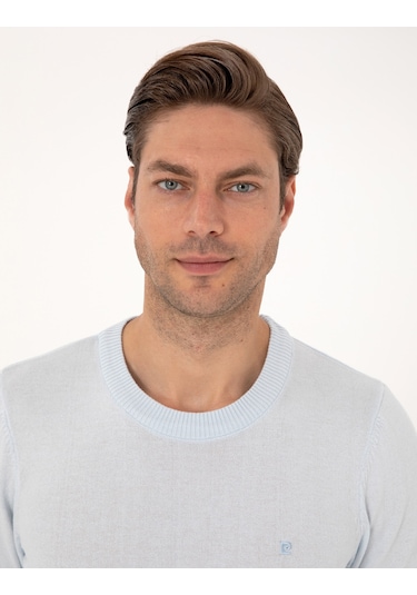 Pierre Cardin Erkek Açık Mavi Kazak /triko 50314192-vr003 Açık Mavi