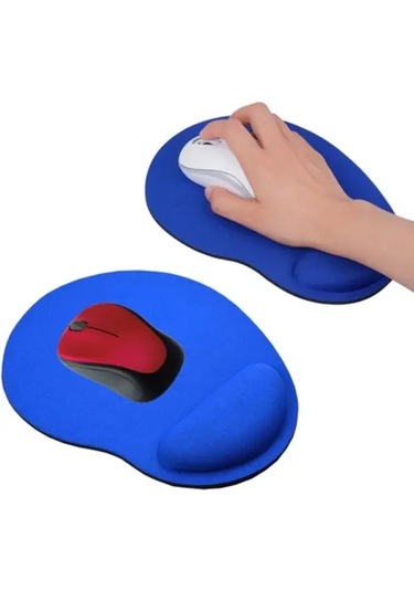 Bilek Destekli Kırmızı Mouse Pad Lacivert