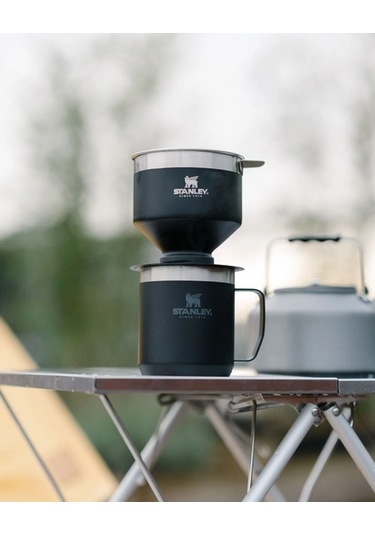 Stanley Brew Pour Over Paslanmaz Çelik Kahve Demleyici Siyah Çok Renkli