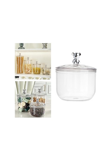 Suntek Kahve Çekirdeği Mutfak Gıda Kabı Aperatif Kurabiye 900ml Temizlemek