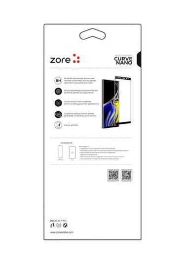 Xiaomi Mi 10 Pro Eğimli 3D Short Nano Ekran Koruyucu Siyah