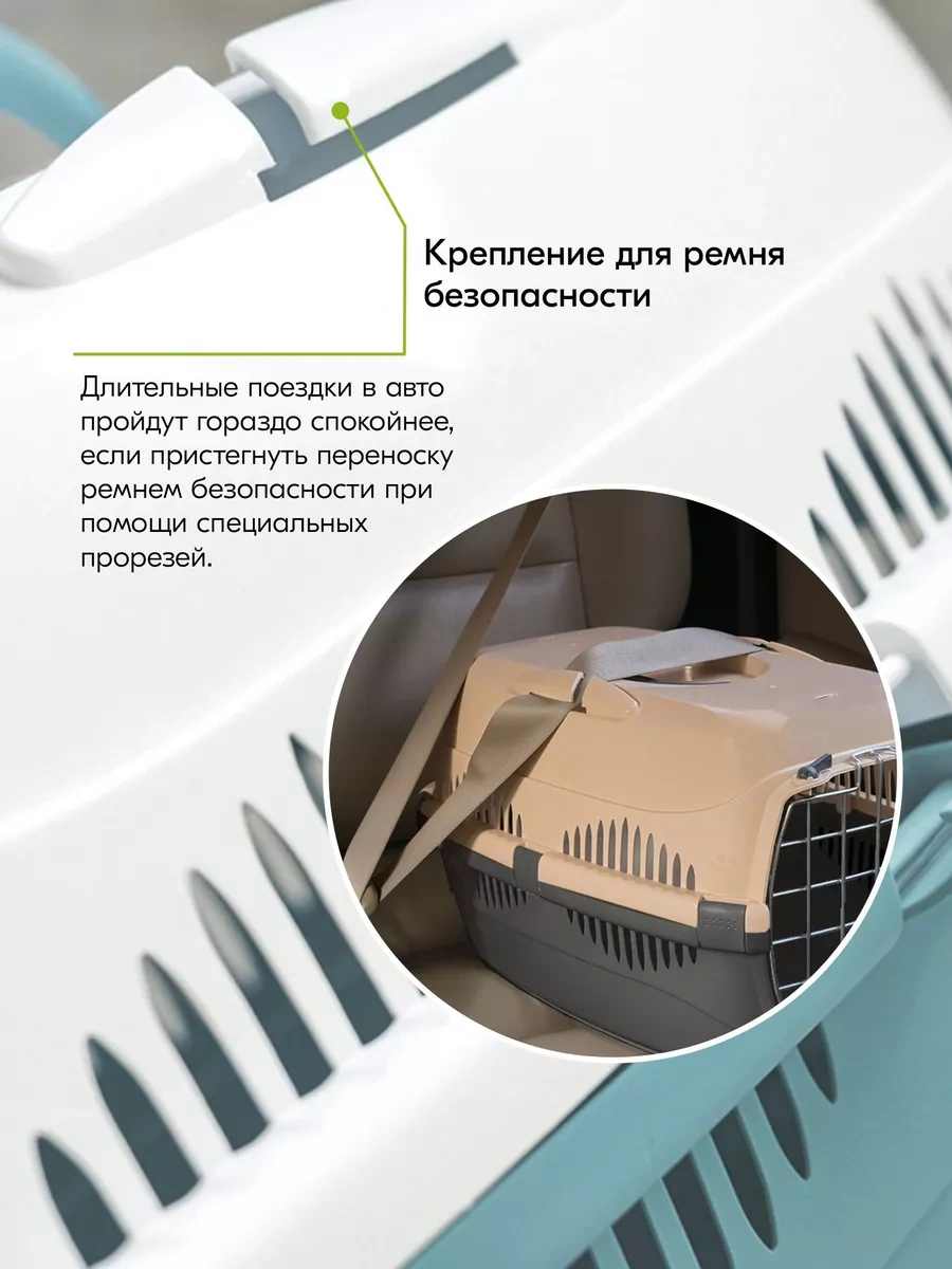 Pettails Plastik Kedi Taşıma Kafesi, Hayvanlar İçin Metal Kapılı 27566025