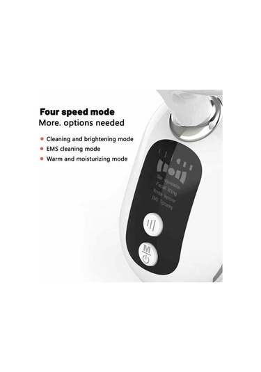 400mah 45 Derece 3 Modlu Isıtmalı Yüz - Boyun Kırışıklık - Sıkılaştırma Cihazı Beyaz