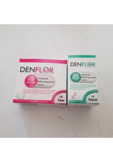 Denflor Takviye Edici Gıda 10 Saşe 10 Kapsül