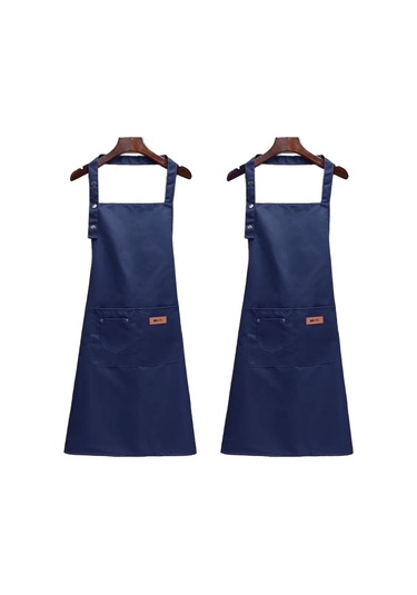 3 Cepli 2 Paket Ayarlanabilir Önlük Profesyonel Mutfak Şirketi Lacivert, Diğer