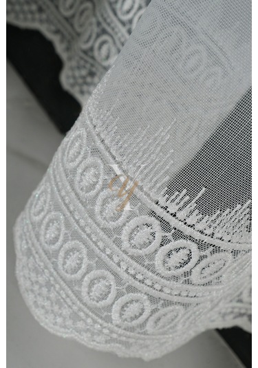 Np7210-1 Etek Tül Perde V-fikse Ekru