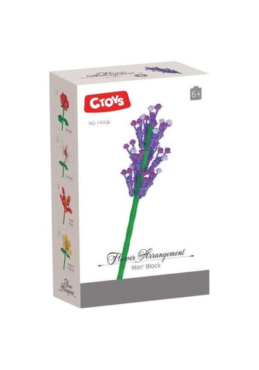 Ctoys Flower Arrangement Mini Blok Lavander