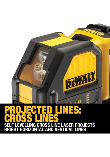 Dewalt DCE088D1R-QW Artı Lazer 108V Kırmızı - Li-Ion 2Ah Akü