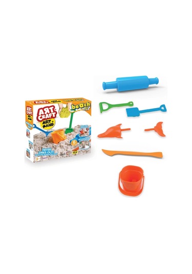 Art Sand Plaj Kum Seti 500 Gr. - Oyun Kumu Seti - Kinetik Kum Seti - Natural Kum - Doğal Kum Renkli