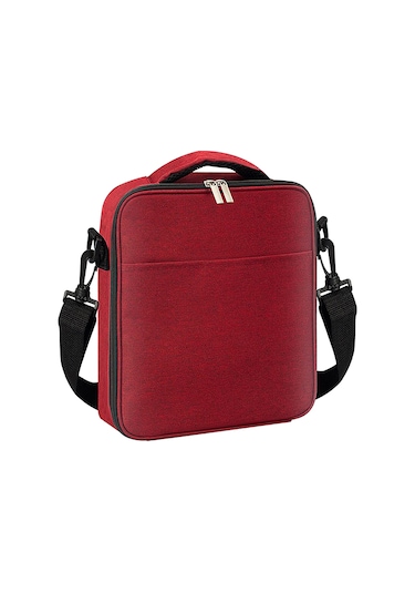 Teltree 8l Isı Saklama Çanta, Oxford Kumaş + Köpük + Alüminyum Folyo, Dış Mekan İçin, 25 8 27cm Kırmızı