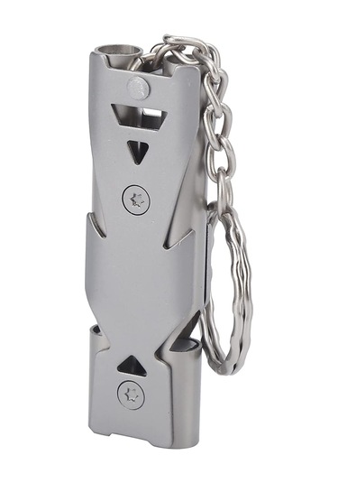 Sterling Kamp Ve Acil Durum Düdüğü Gümüş