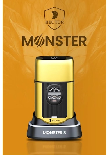 Hector Monster S 8000 Rpm Type-c Tıraş Makinesi Gold